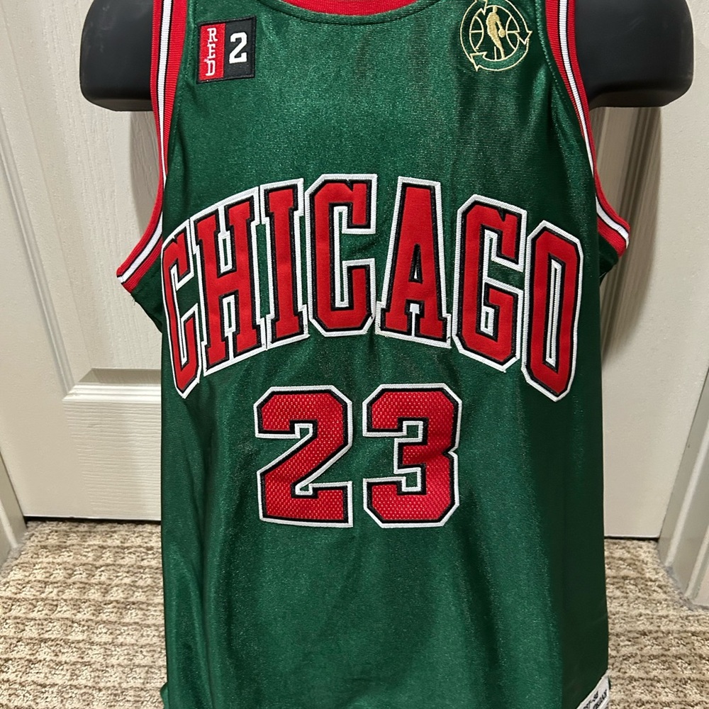 Green Michael Jordan Chicago Bulls Jersey XL NWT! 🏷️ Never Worn! Brand New! 🔥